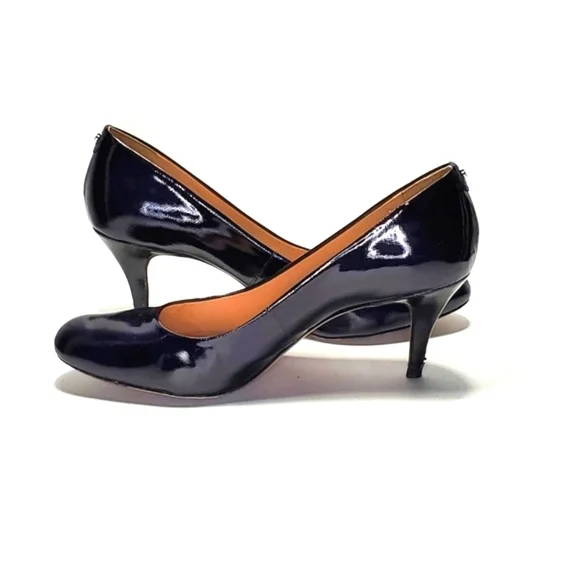 Antonio Melani Fallon Shoes Black Leather Heels Size 10 - Picture 8 of 14